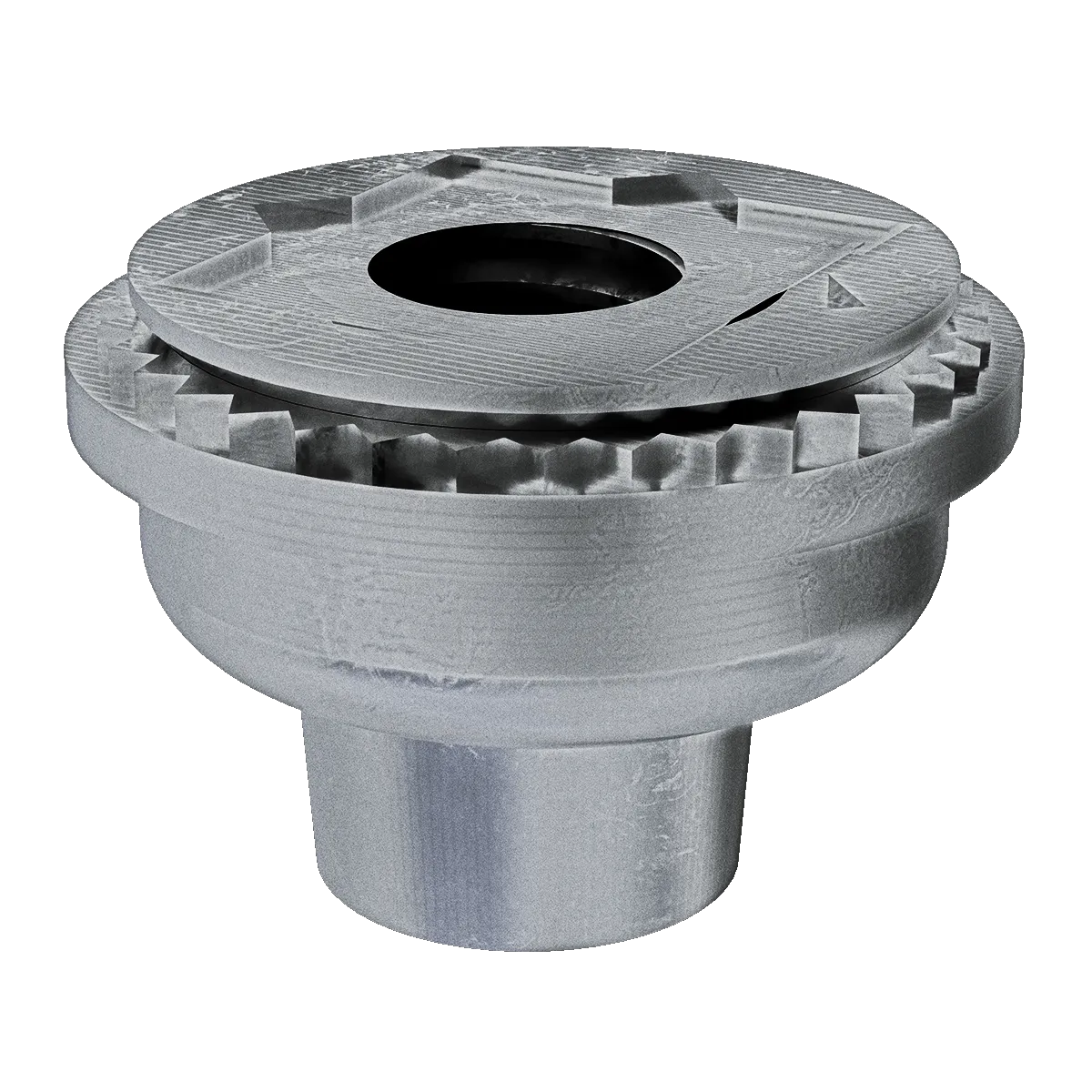 Self-Clinching Nut, Floating-Locking, 300 Series Stainless Steel, Passivated, 6-32 x 1, 100 Pack