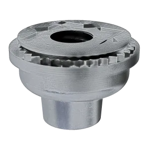 Self-Clinching Nut, Floating-Locking, Steel, Zinc Clear, Metric, M3x0.5 x 1, 100 Pack