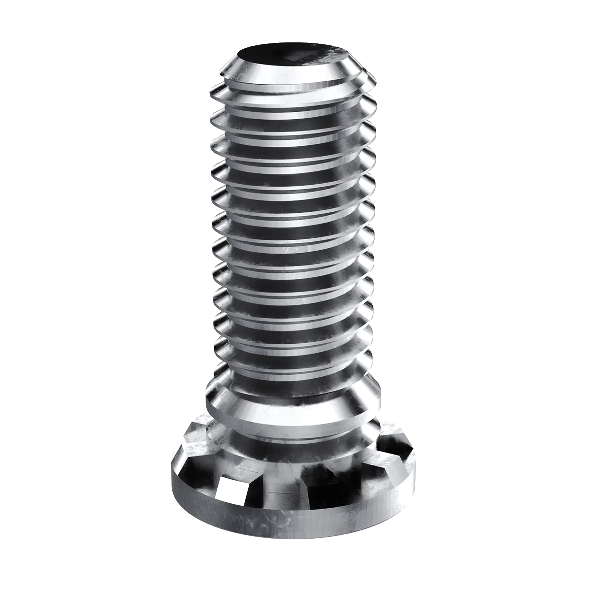 Self-Clinching Stud, High Torque, 300 Series Stainless Steel, Passivated, 10-32 x 1.500, 100 Pack