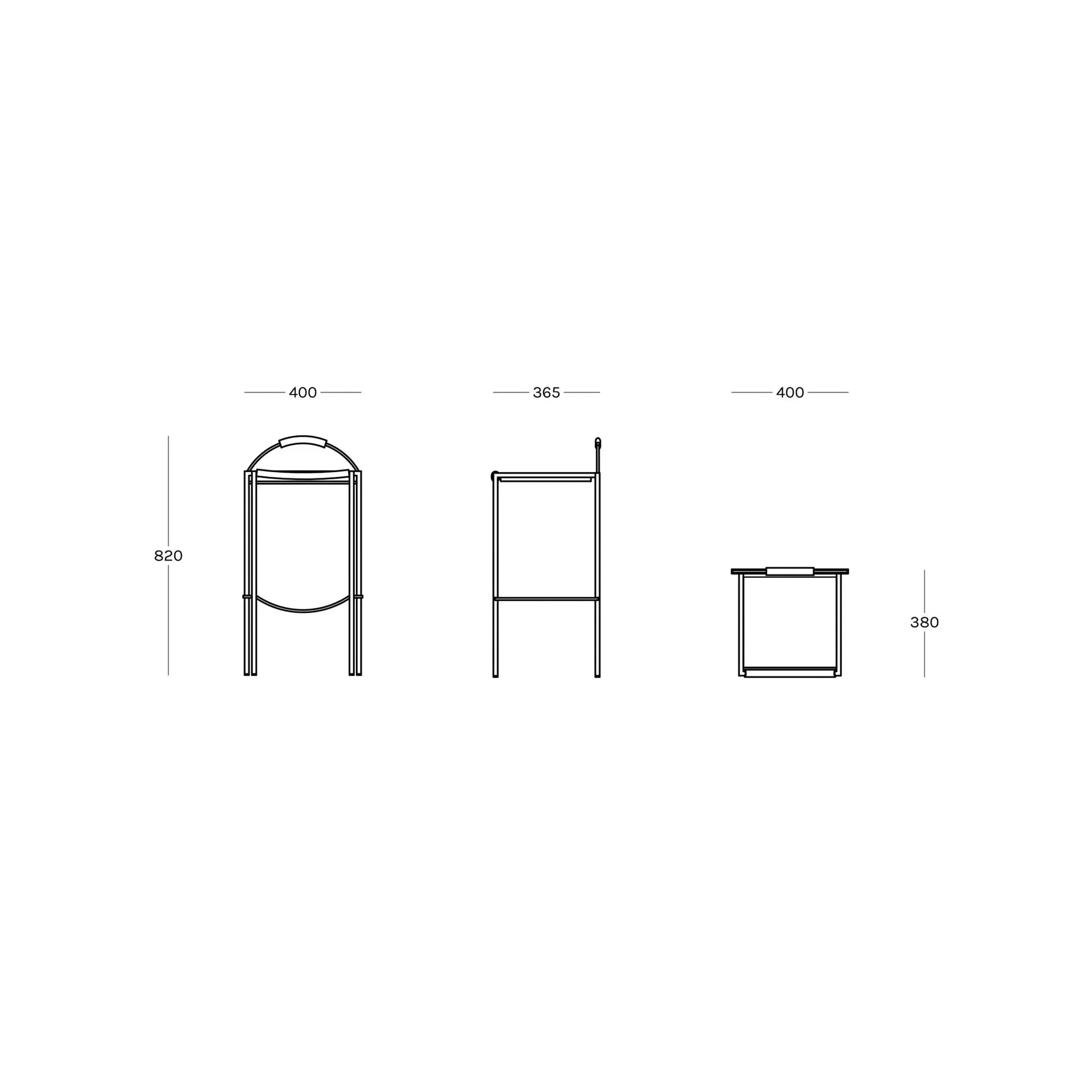 Sgabello Alto - Barstool