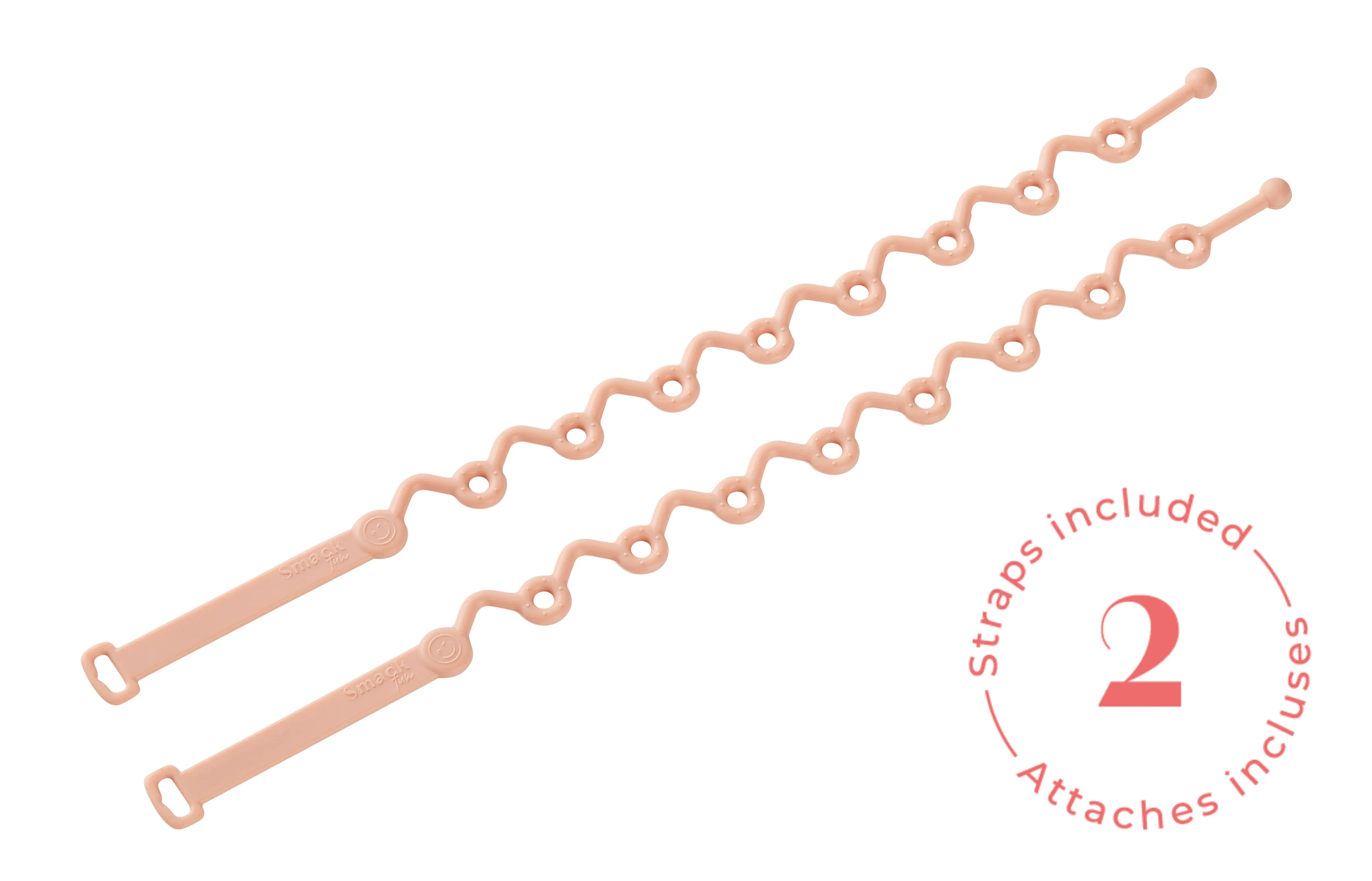 Smack Fun Tray with 2 Straps Blush