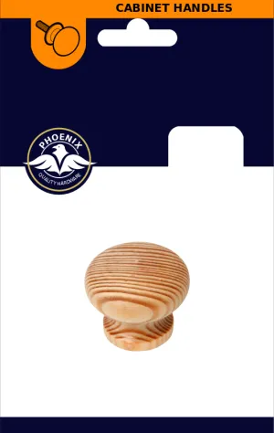 Small Pine Knob 30mm (Wood Screw)