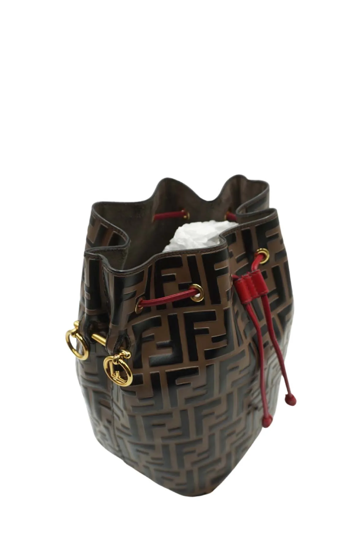 Small Zucca Embossed Mon Tresor Brown