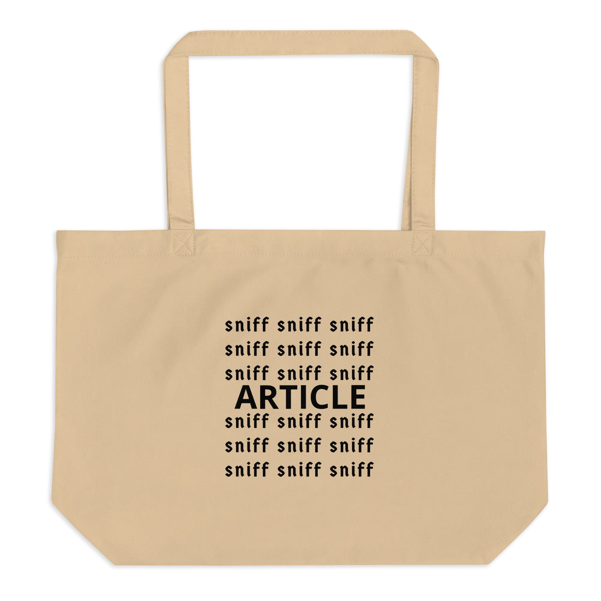 Sniff Sniff Article Tracking X-Large Tote/ Shopping Bags