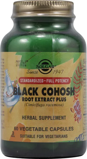 Solgar Black Cohosh Root Extract Plus -- 60 Vegetable Capsules