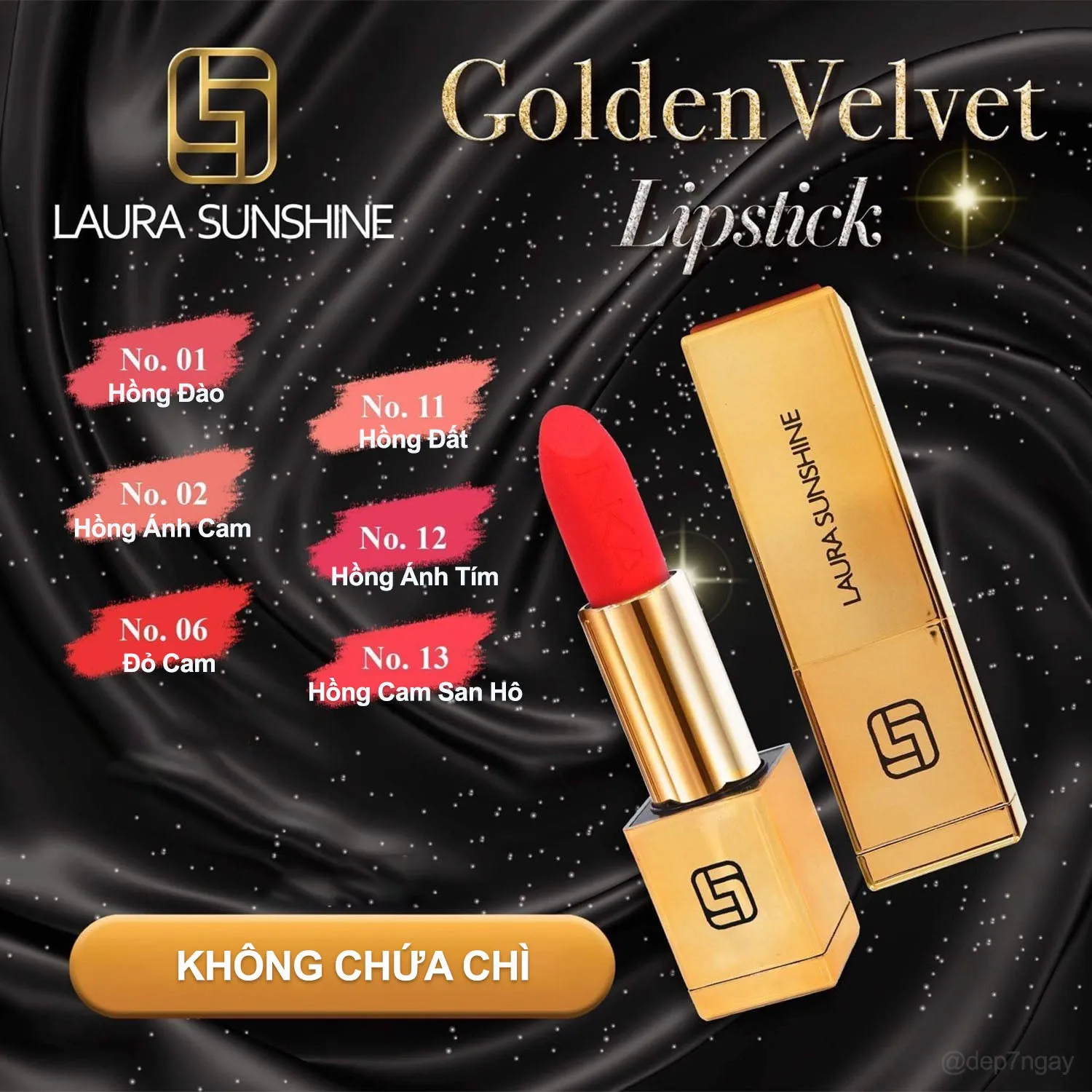 Son Lì Laura Sunshine Golden Vỏ Vàng