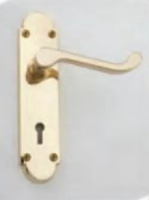 Sonnato Nova Brass Handle & Lockset BW600PB