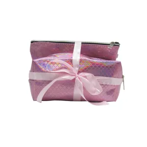 Sparkle Gift Set 2pc Mermaid Cosmetic Bags