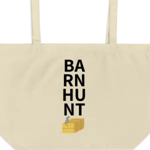 Stacked Barn Hunt X-Large Tote/Shopping Bag - Oyster