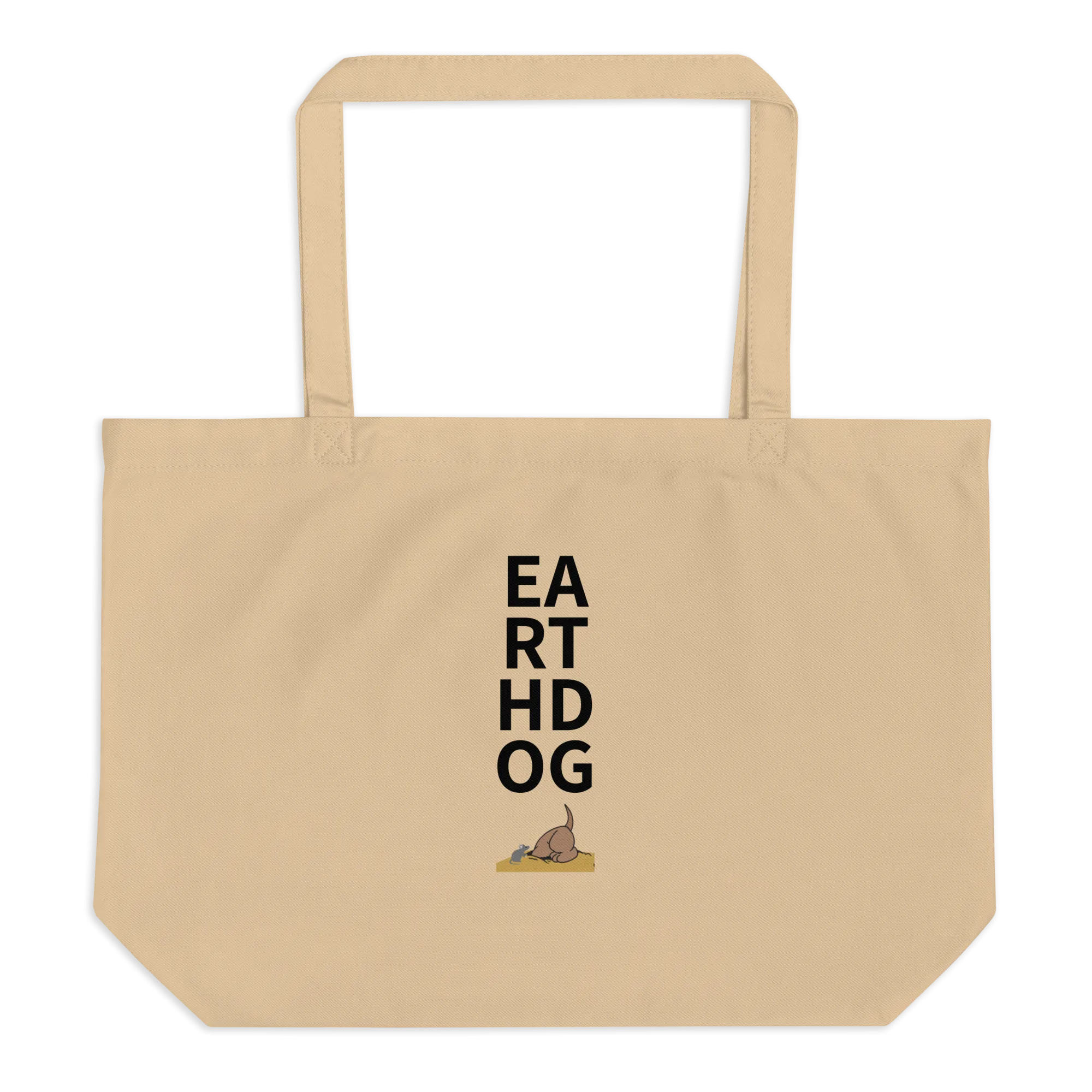 Stacked Earthdog X-Large Tote/ Shopping Bags