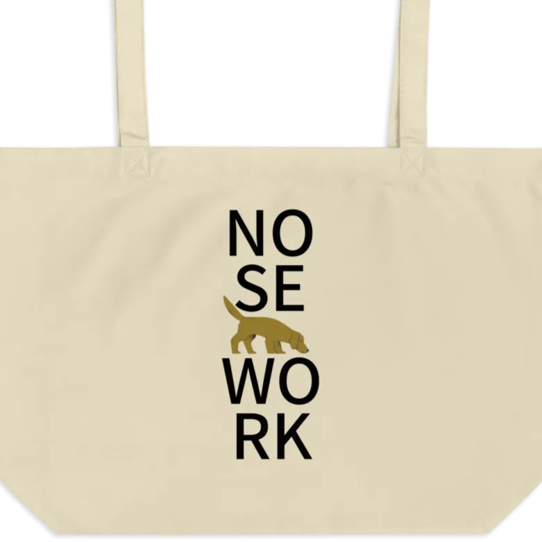 Stacked Nose Work X-Large Tote/ Shopping Bags