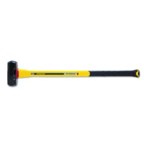Stanley® Products Anti-Vibe Sledge Hammers, 8 lb Head, 27 3/8 in Handle, Straight Handle, FMHT56011