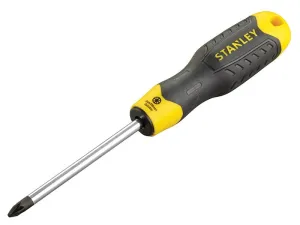 Stanley Tools Cushion Grip Screwdriver Pozidriv Tip Pz2 X 100Mm