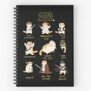 Star Paws Spiral Journal