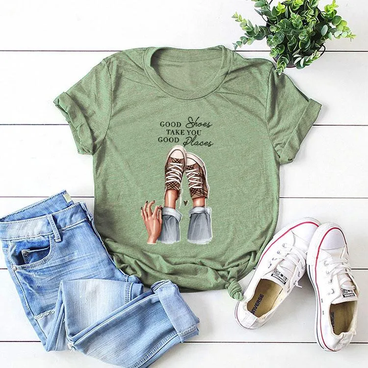 Style B : Multicolor Print T-Shirt
