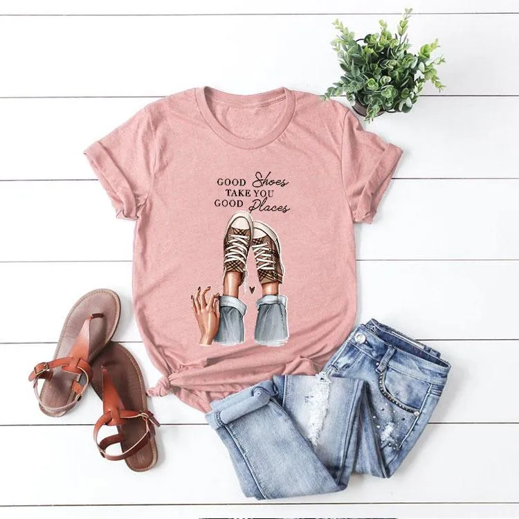 Style B : Multicolor Print T-Shirt