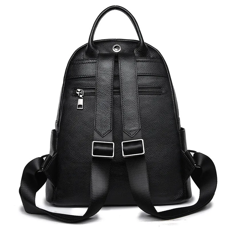 Stylish & Durable Minimalist Leather Travel Backpack