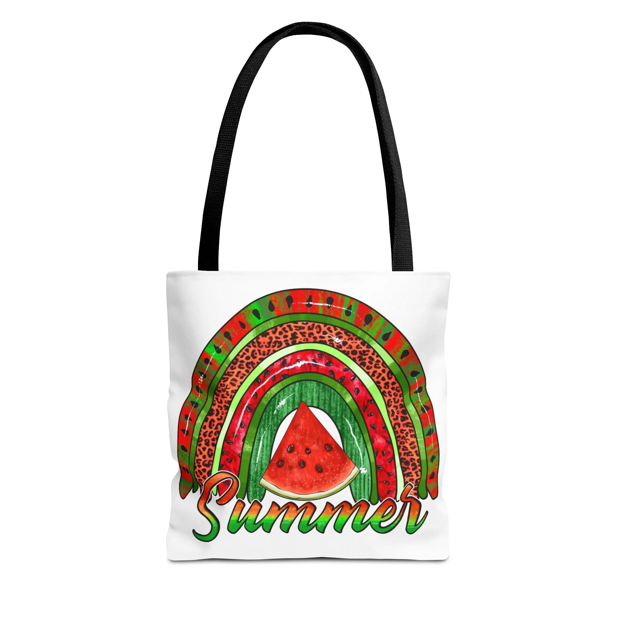 Summer Watermelon Rainbow Tote Bag