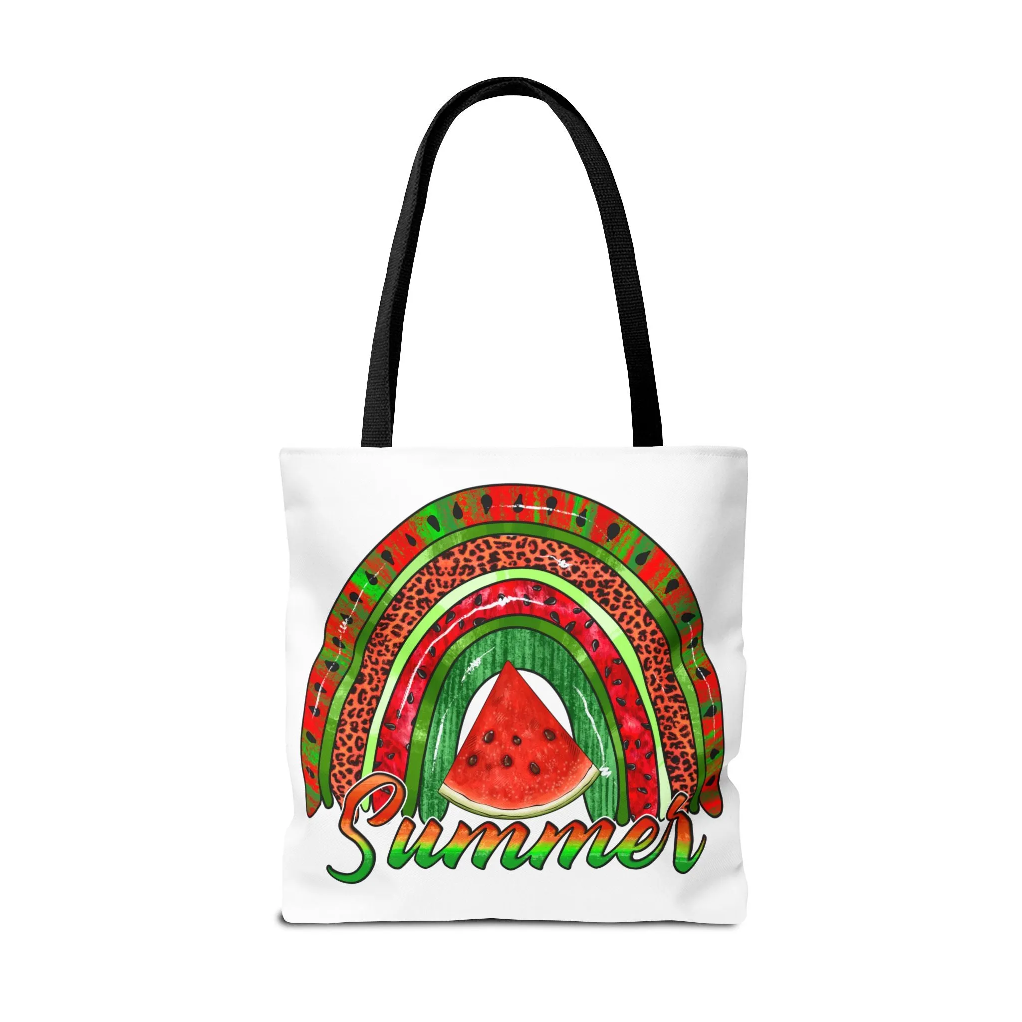 Summer Watermelon Rainbow Tote Bag