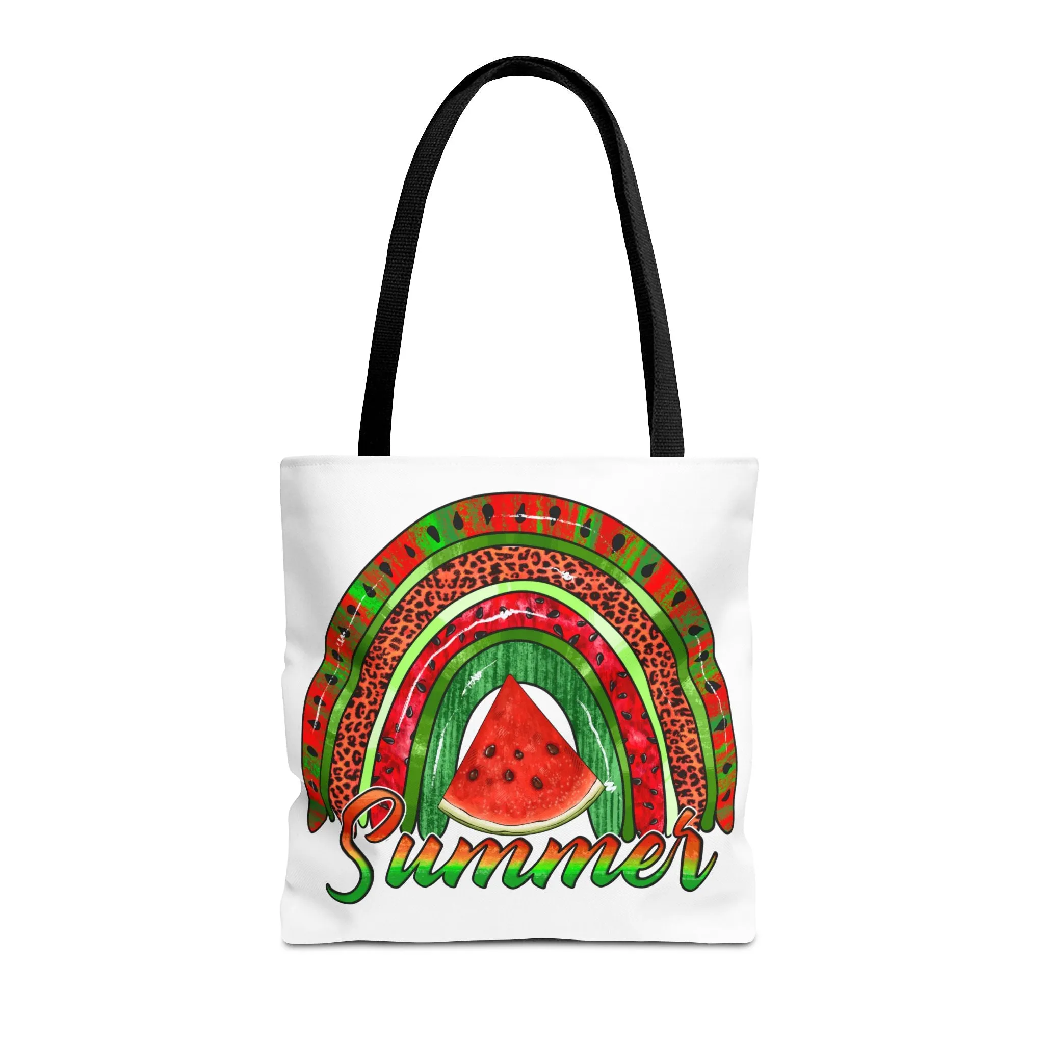Summer Watermelon Rainbow Tote Bag