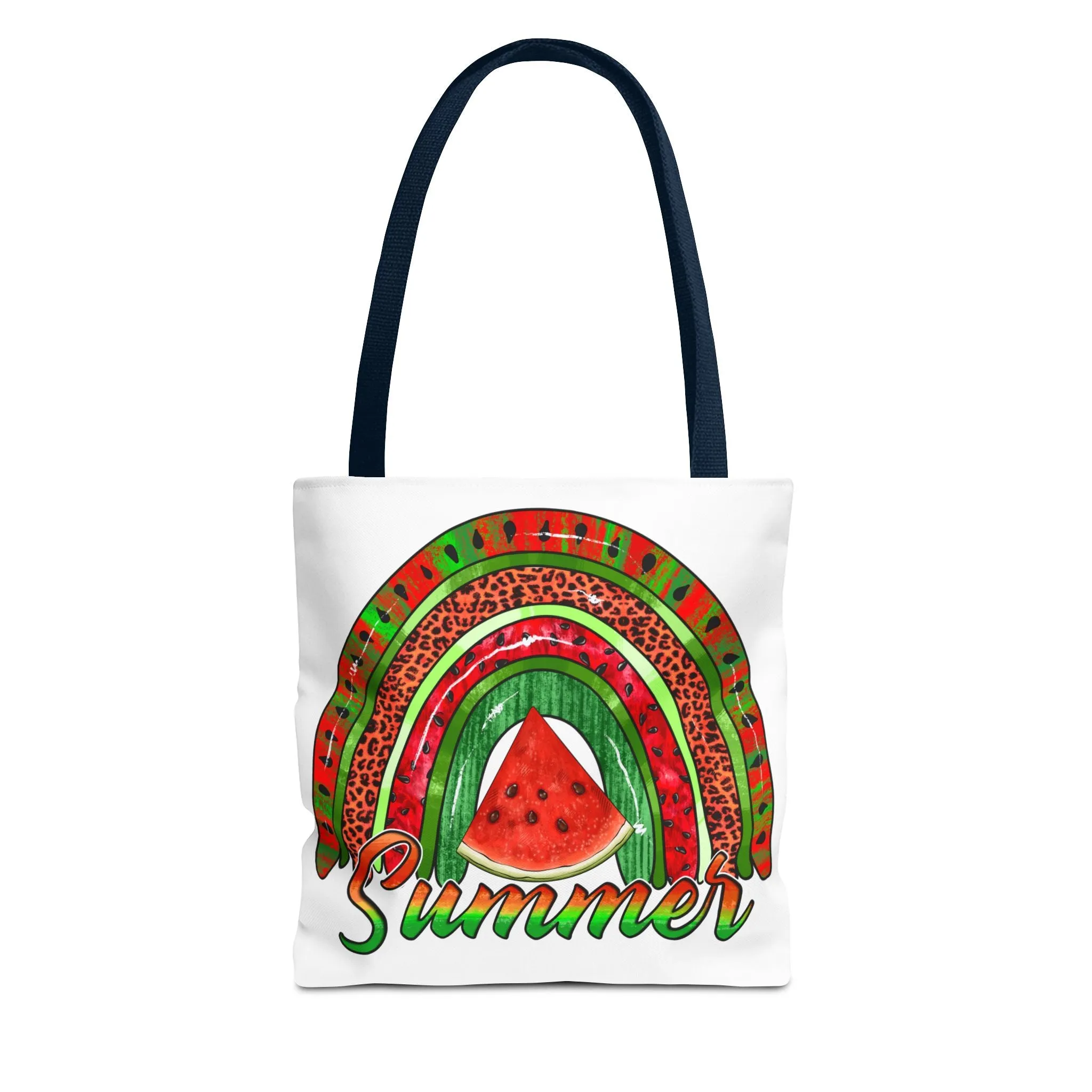 Summer Watermelon Rainbow Tote Bag