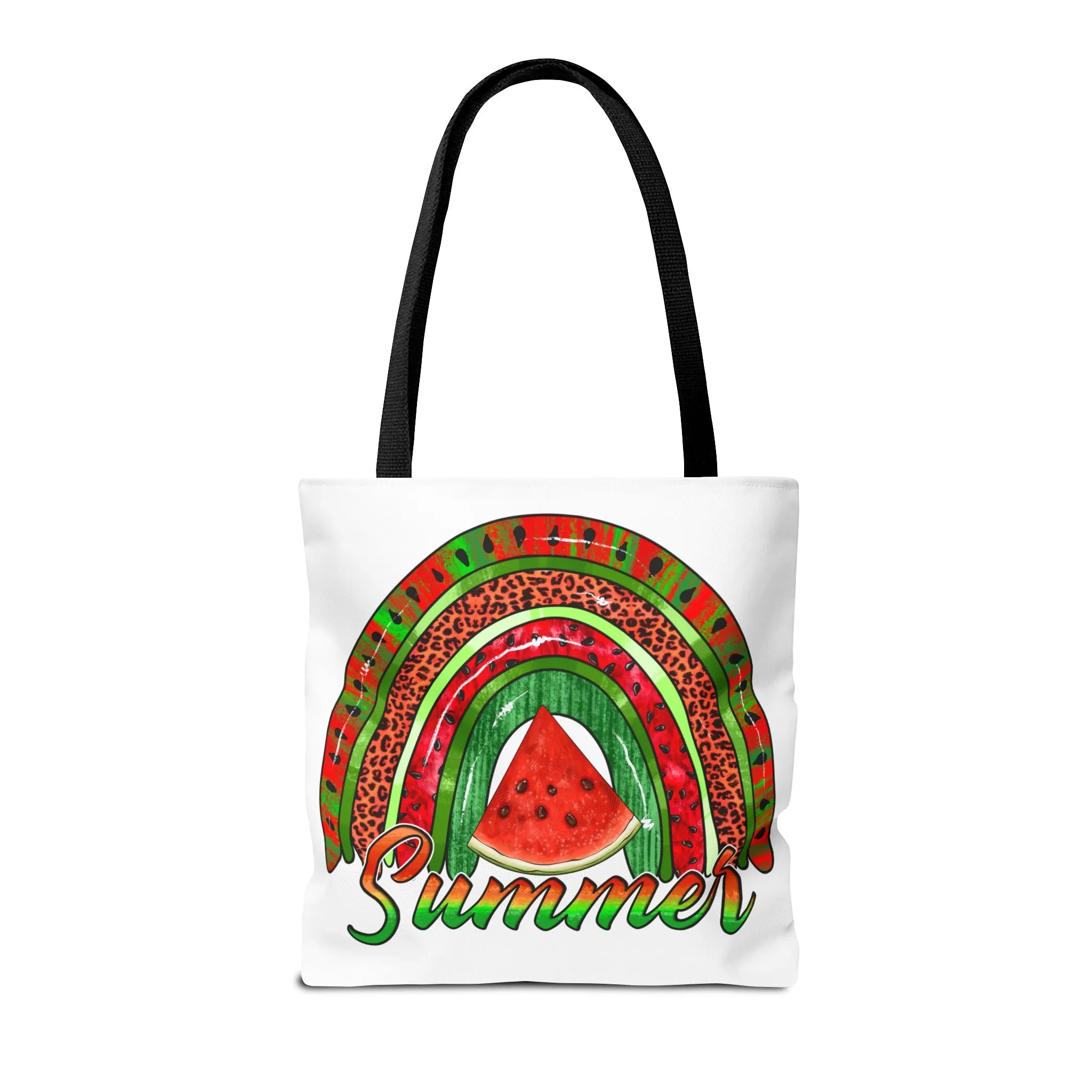 Summer Watermelon Rainbow Tote Bag