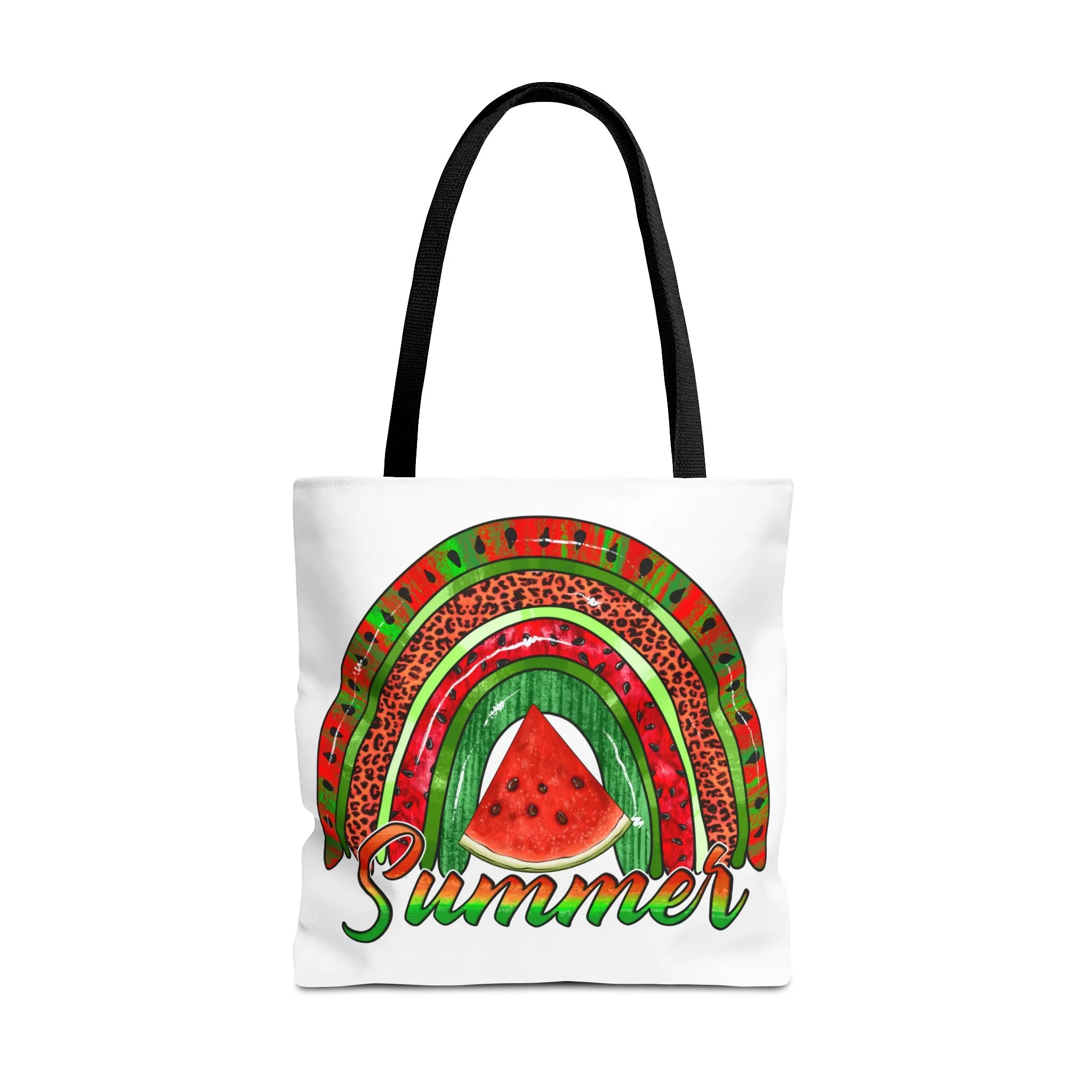 Summer Watermelon Rainbow Tote Bag