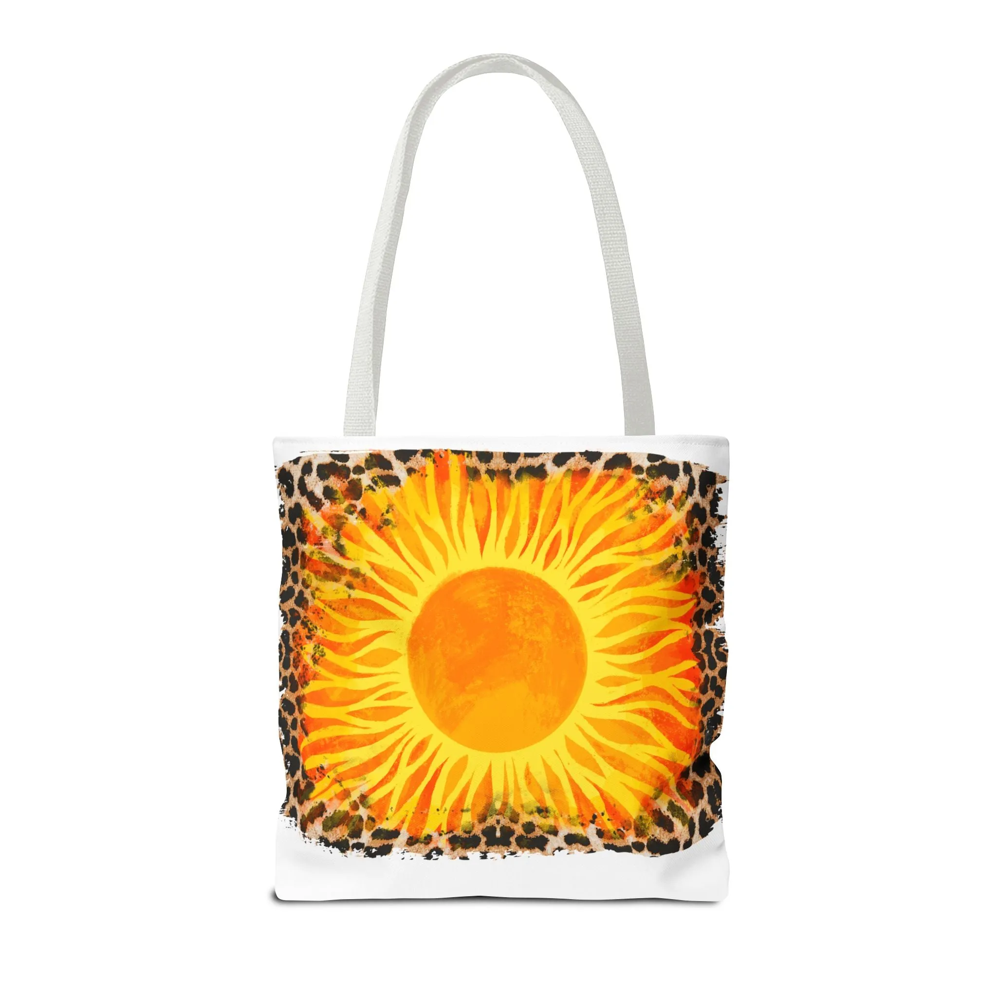 Sun with Leopard Tote Bag