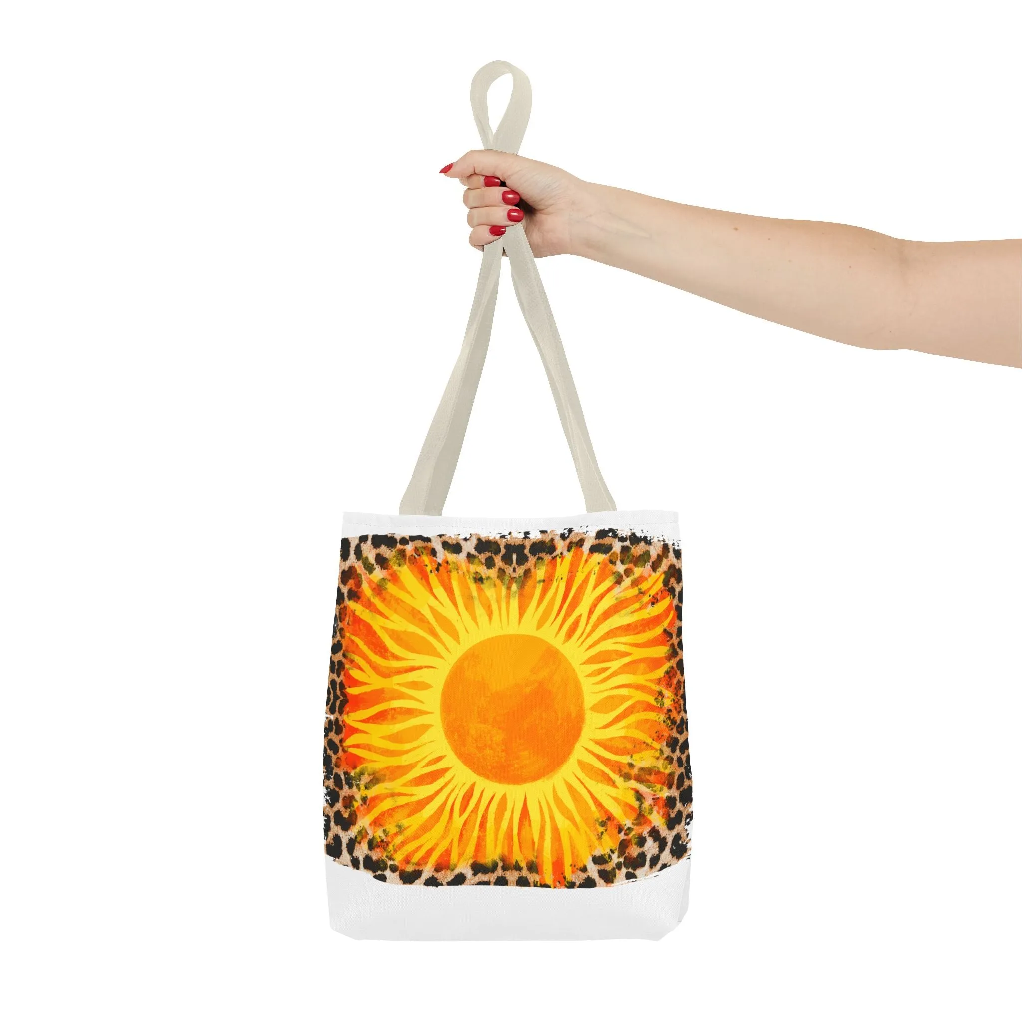 Sun with Leopard Tote Bag