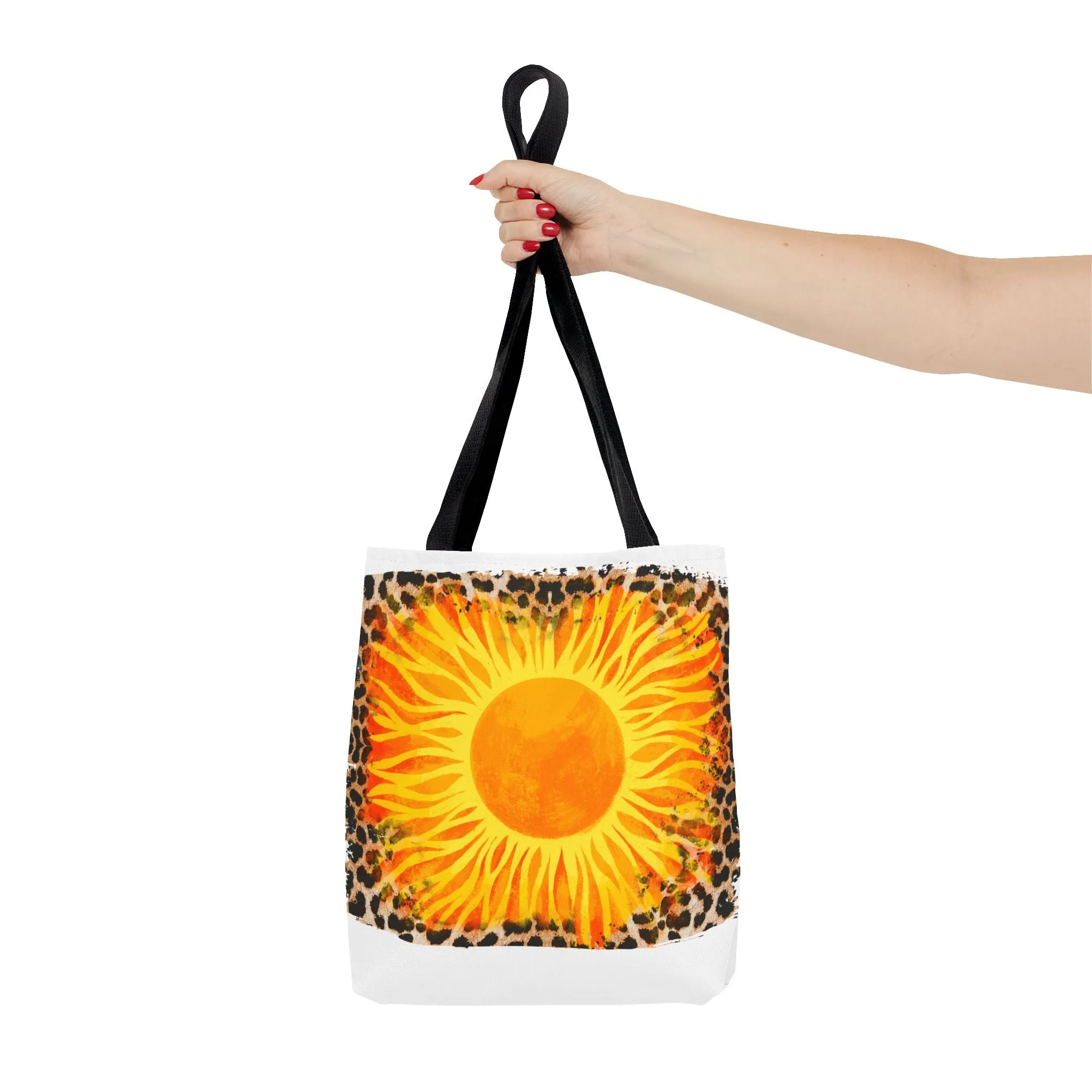 Sun with Leopard Tote Bag