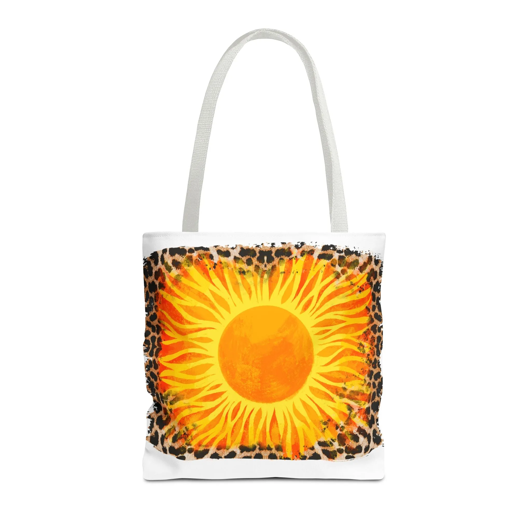 Sun with Leopard Tote Bag