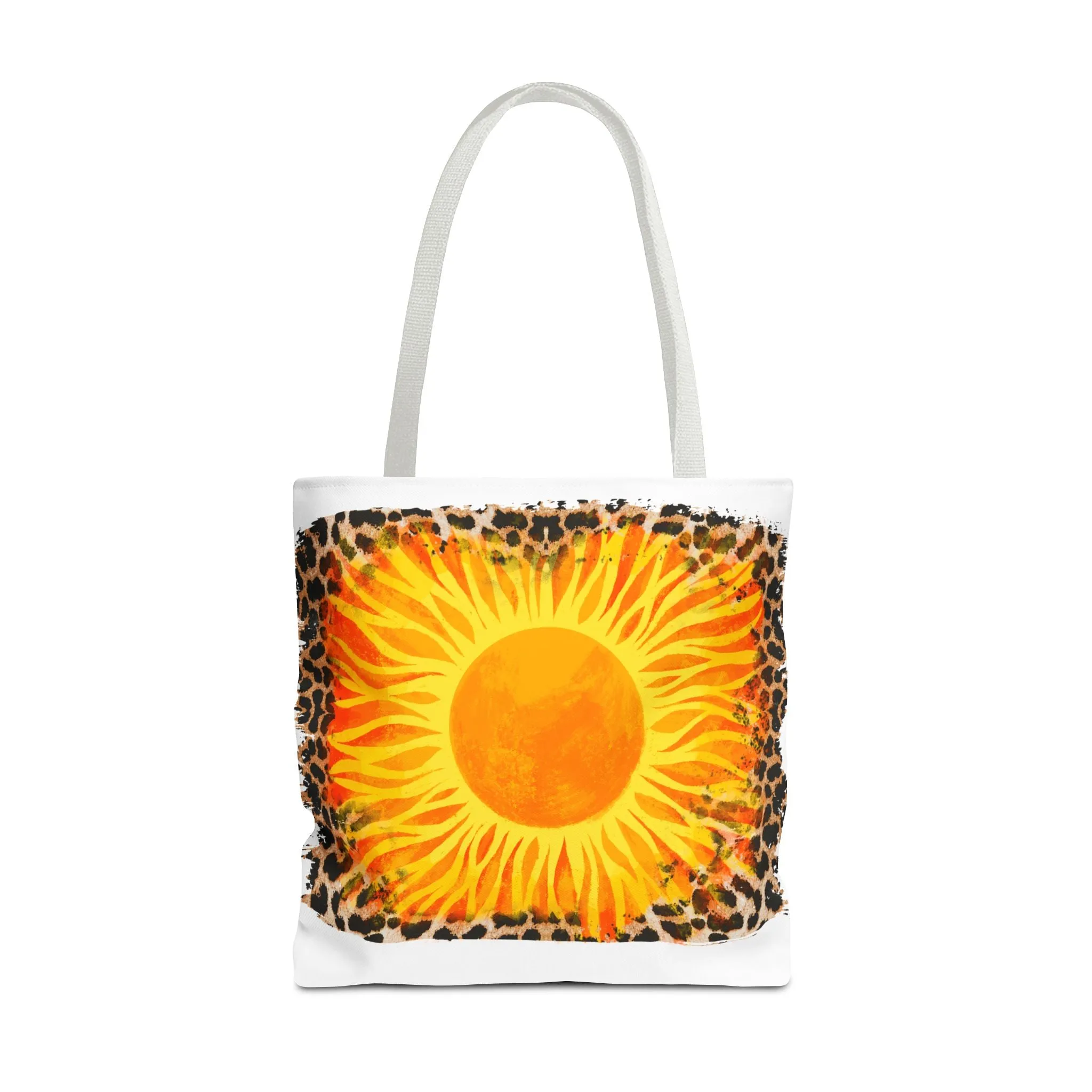 Sun with Leopard Tote Bag