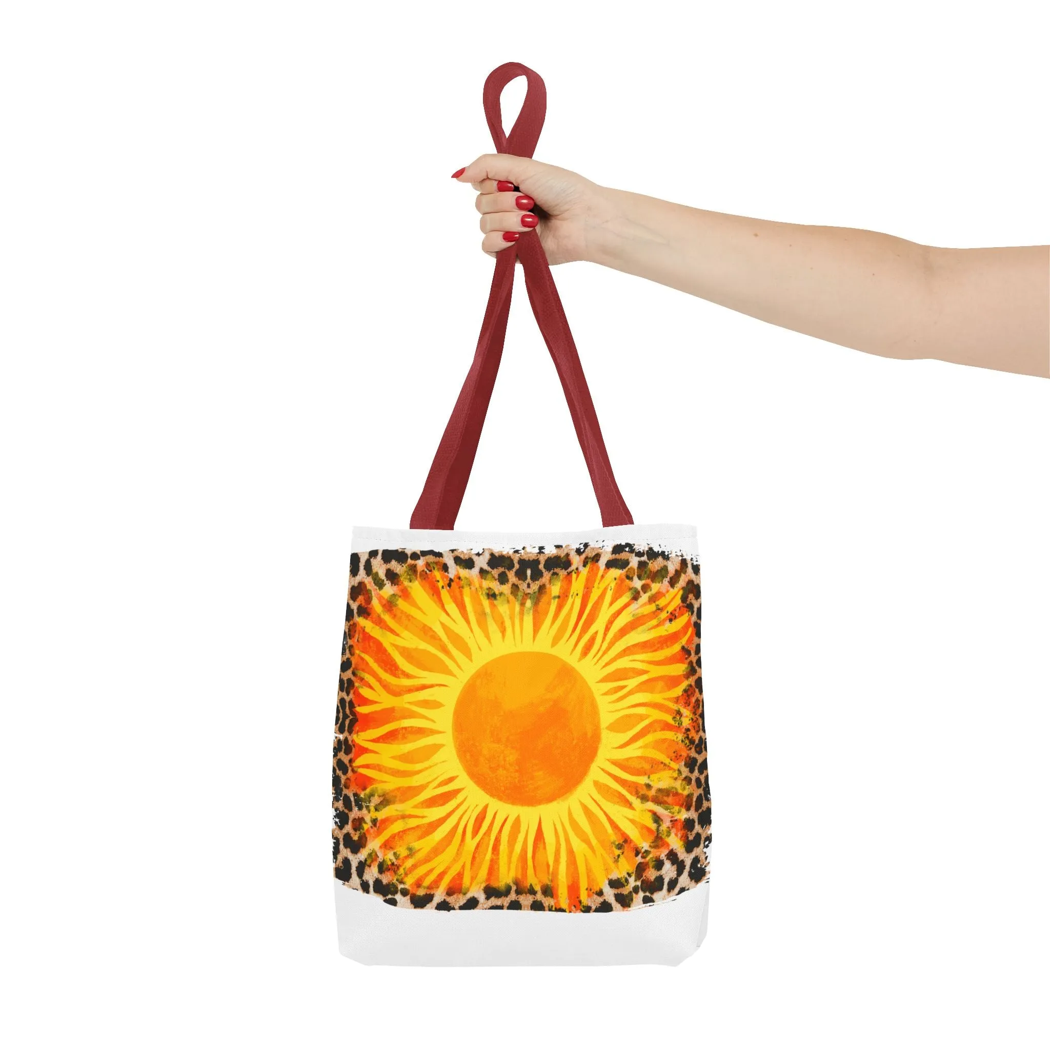 Sun with Leopard Tote Bag