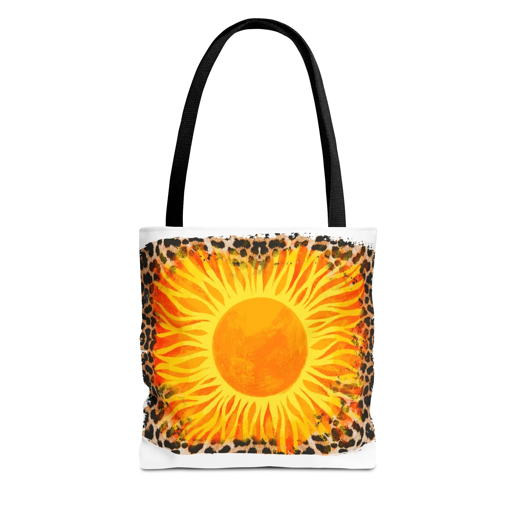 Sun with Leopard Tote Bag