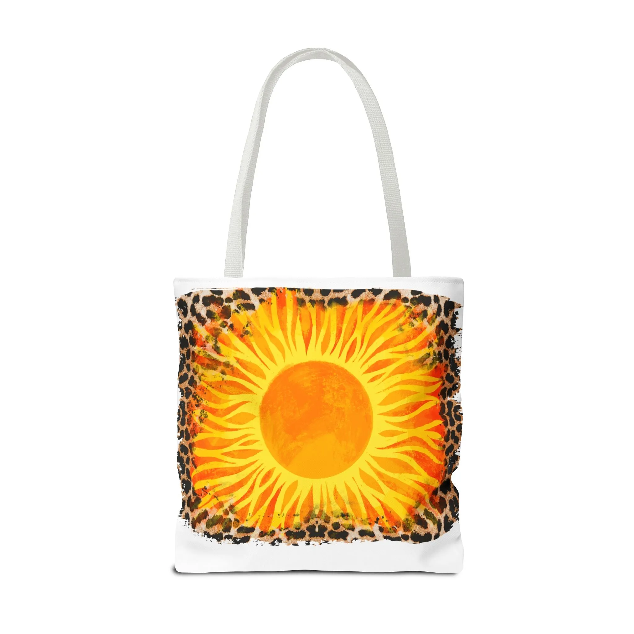 Sun with Leopard Tote Bag