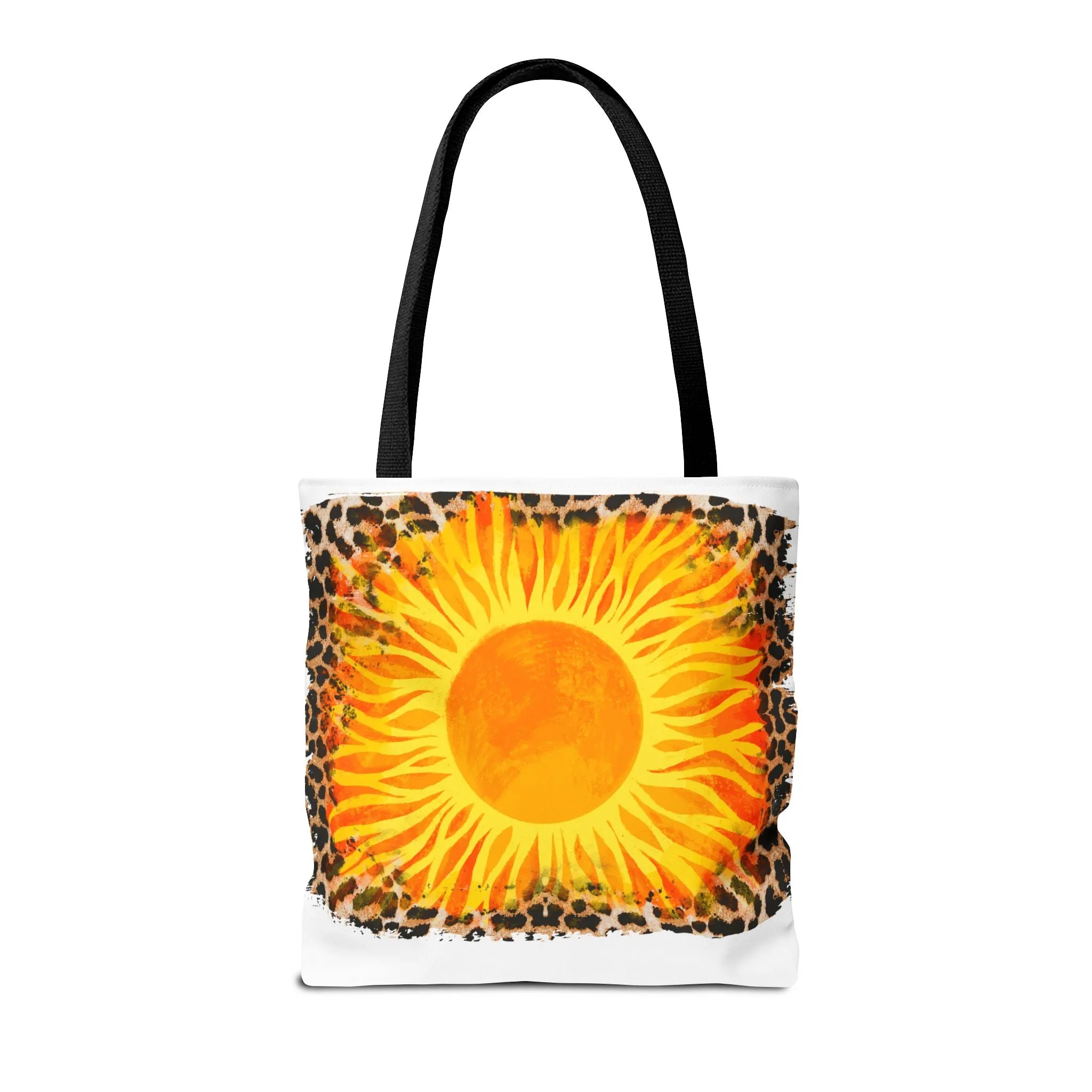 Sun with Leopard Tote Bag