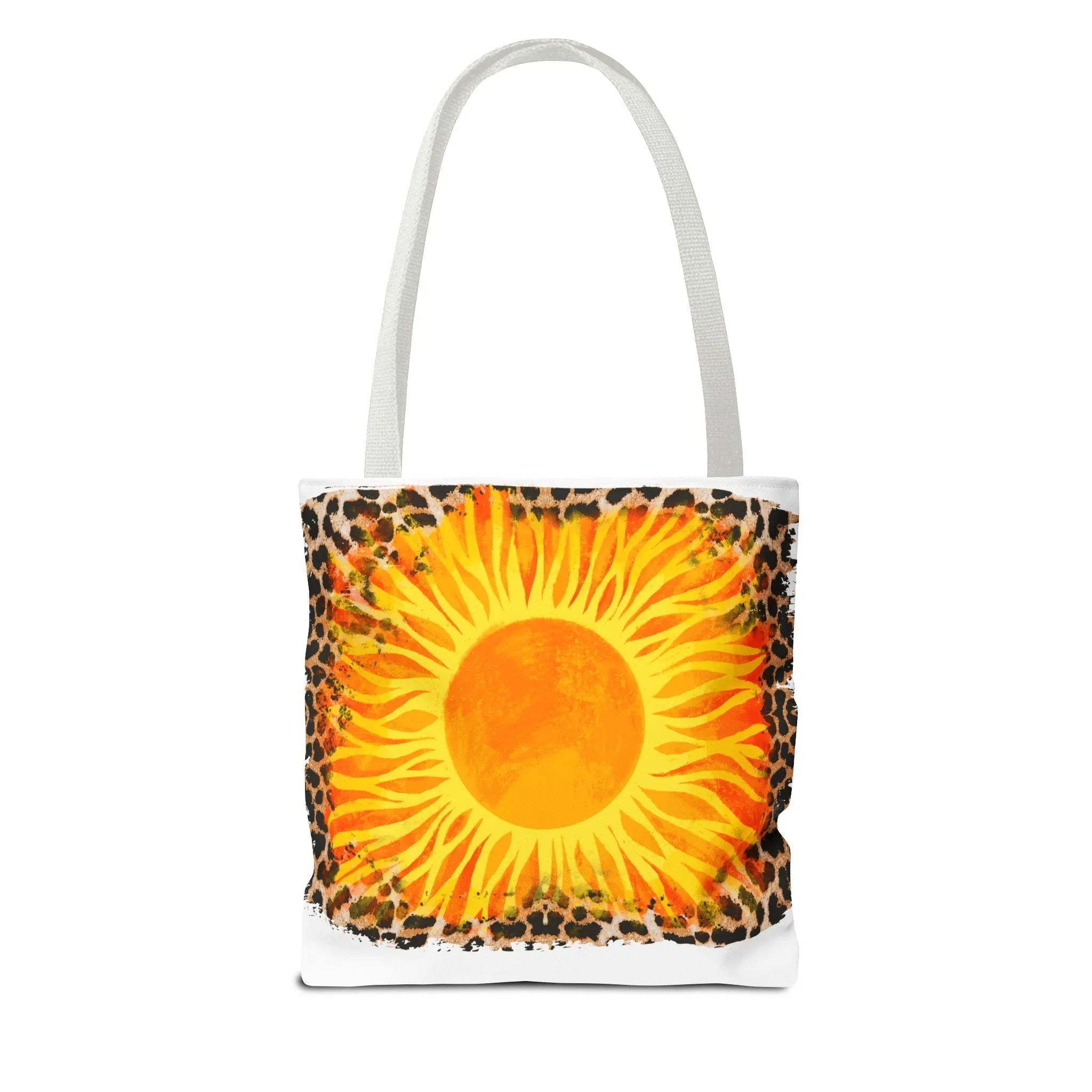 Sun with Leopard Tote Bag