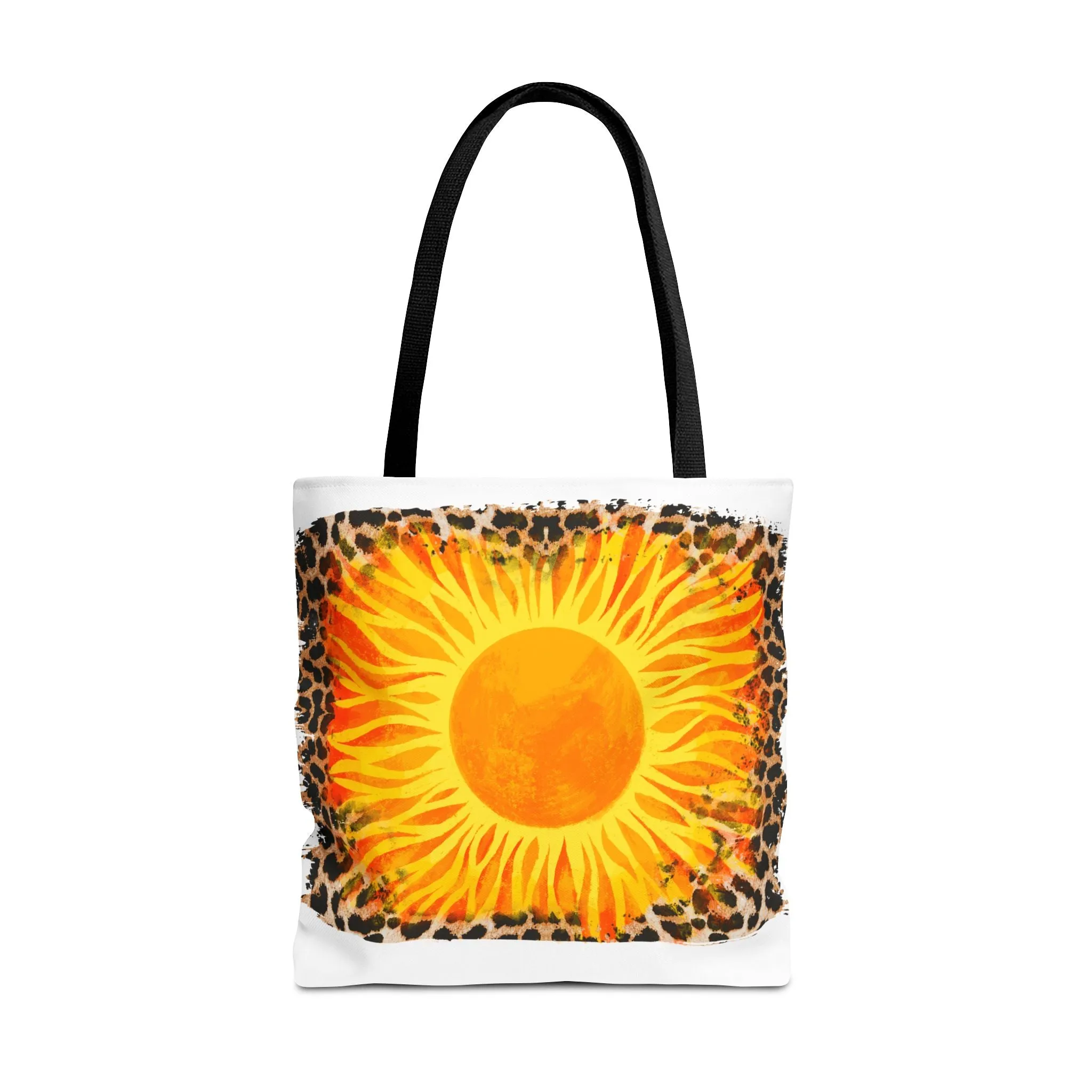 Sun with Leopard Tote Bag