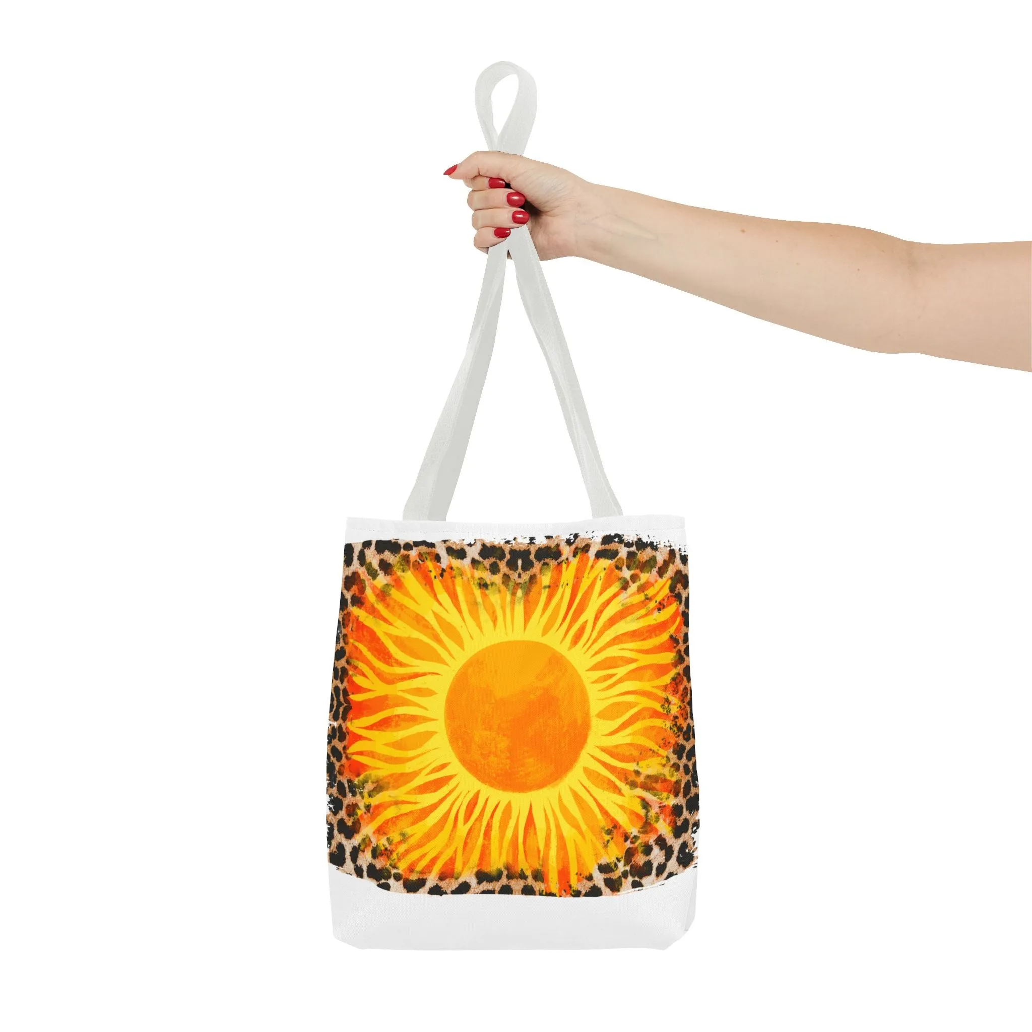 Sun with Leopard Tote Bag
