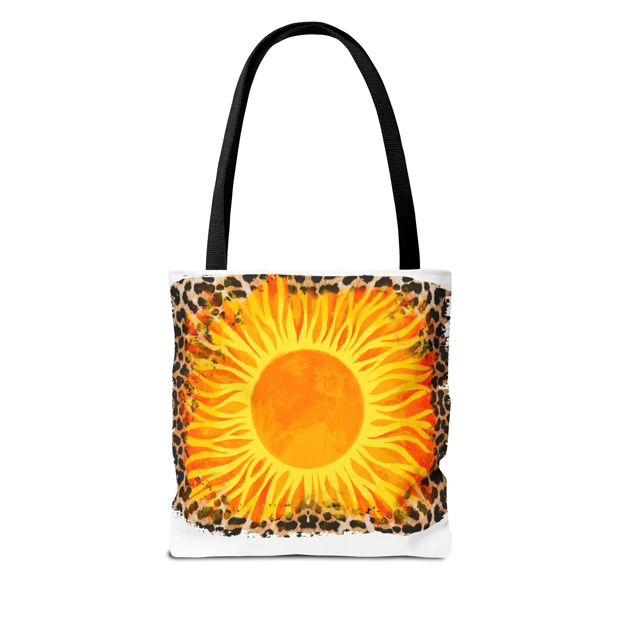 Sun with Leopard Tote Bag