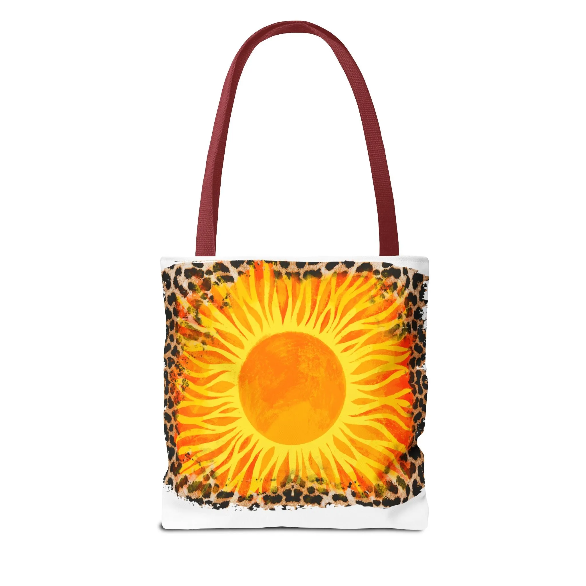 Sun with Leopard Tote Bag
