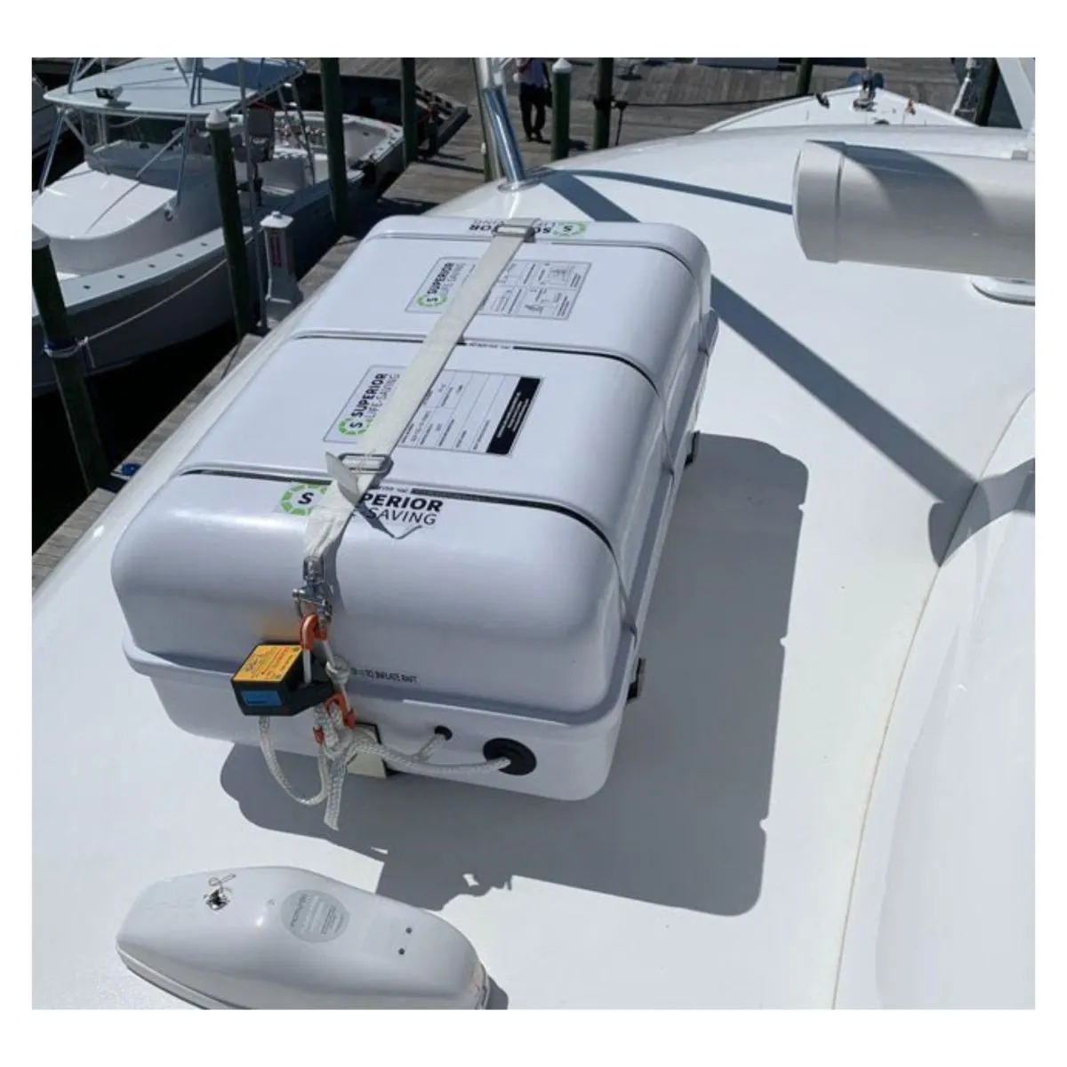 Superior Offshore Stream Life Raft, 4 - 8 person
