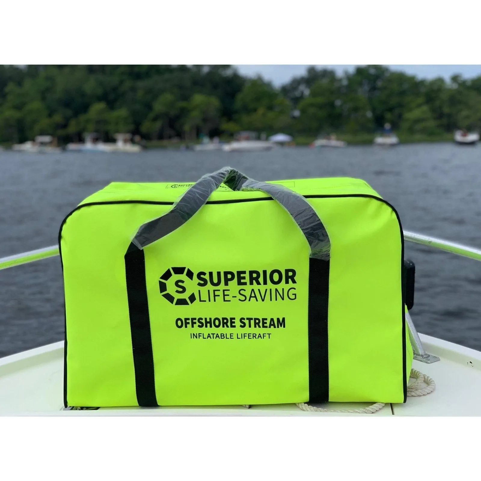 Superior Offshore Stream Life Raft, 4 - 8 person