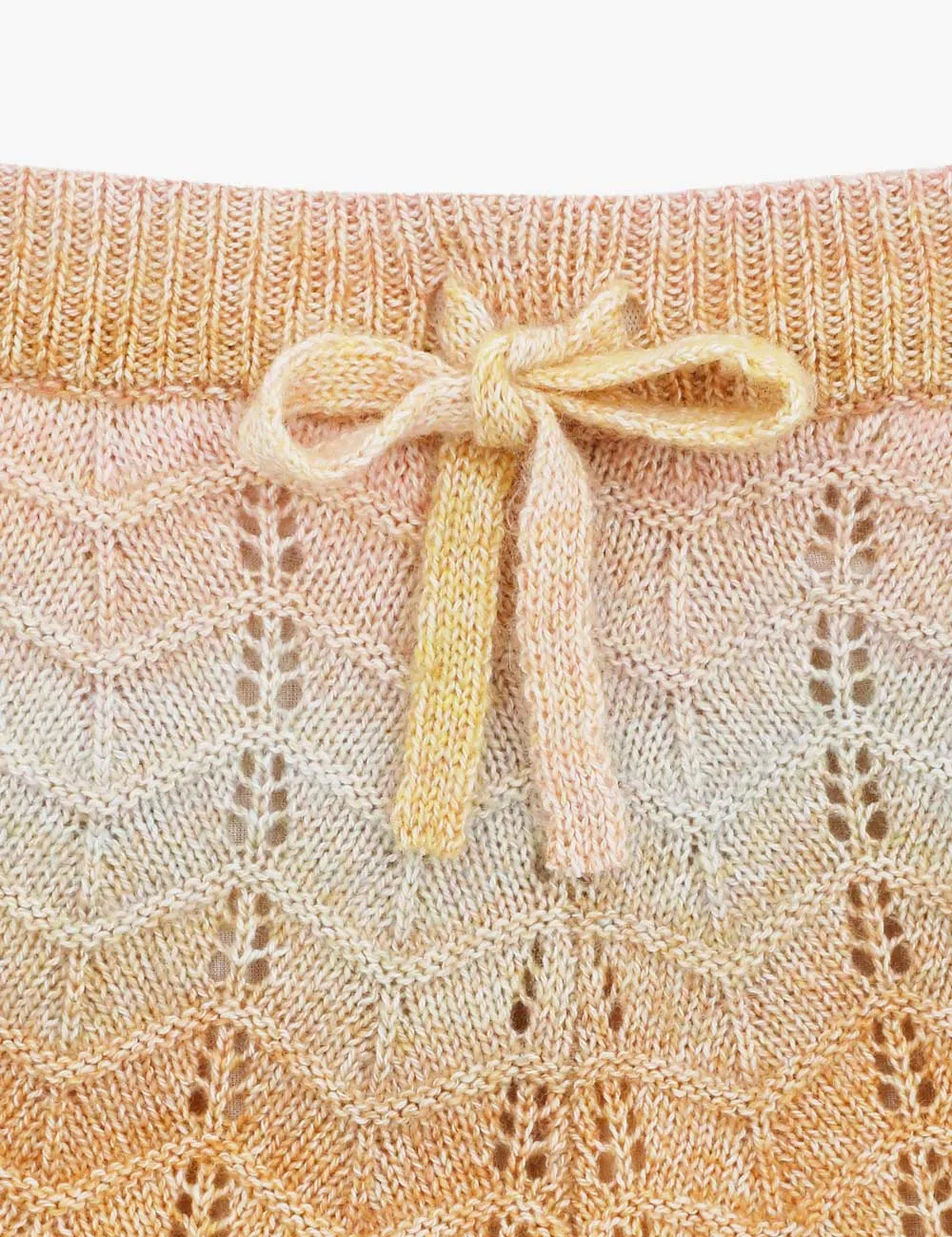 Tallow Chevron Knit Shorts