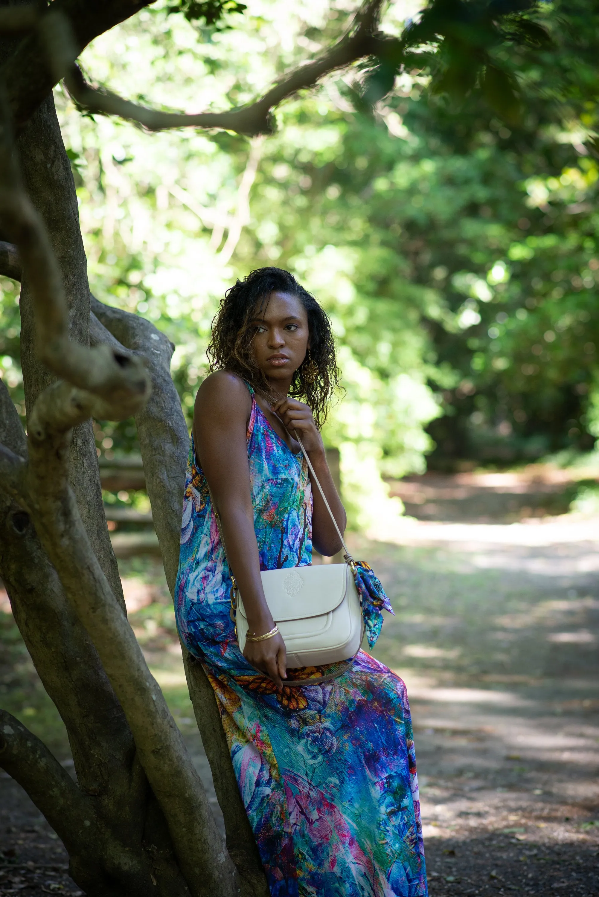 The Behold Collection Genuine Leather Crossbody Bag