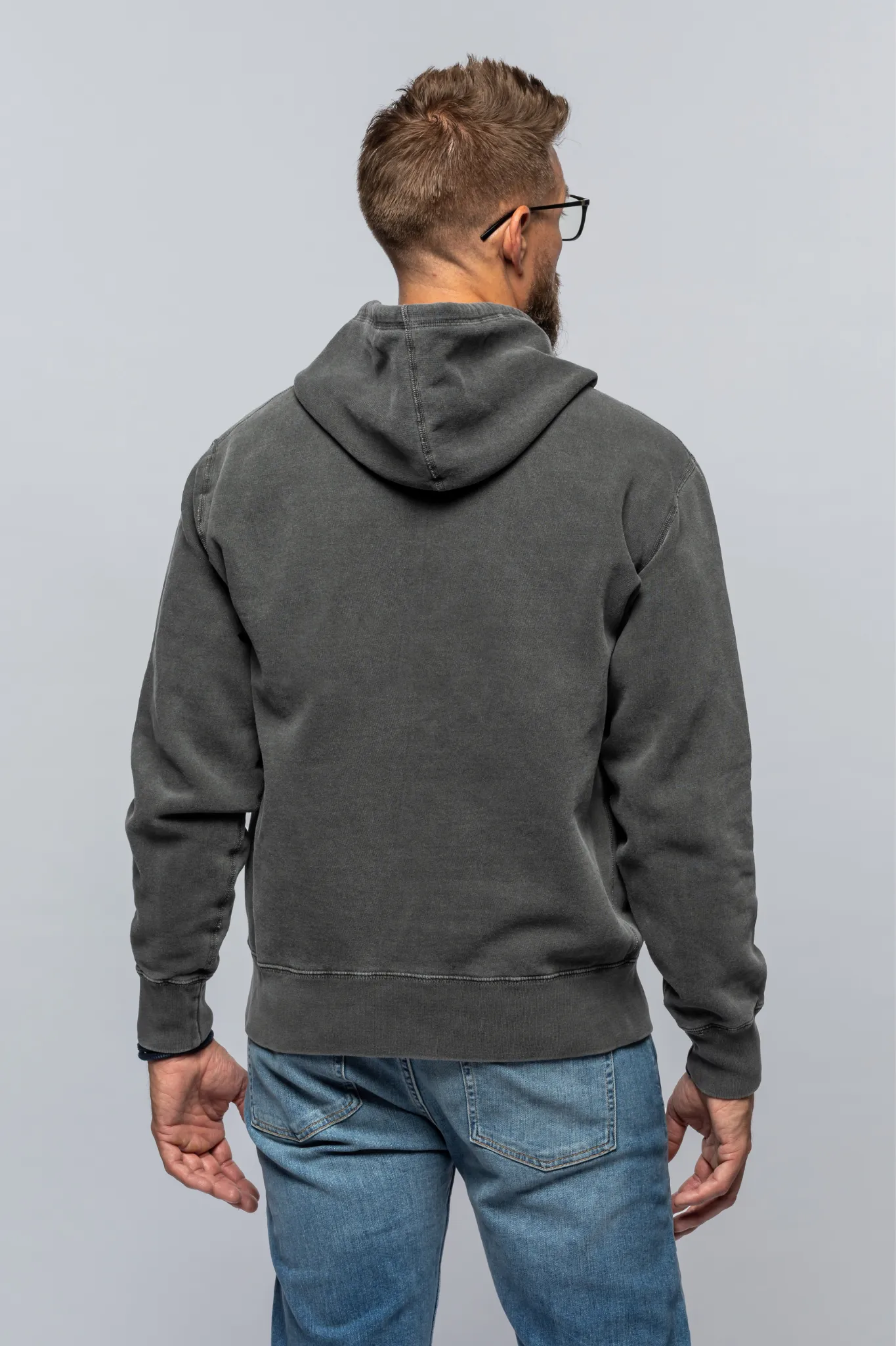The Icon Hoody - Washed Black
