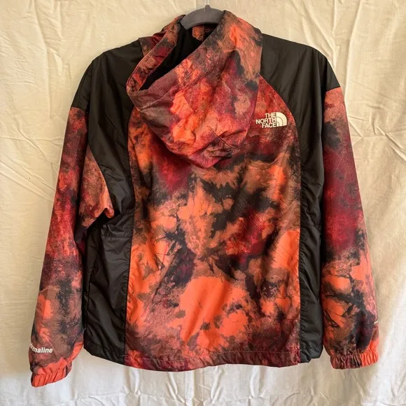 The North Face Orange Windbreaker Jacket