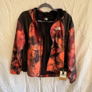 The North Face Orange Windbreaker Jacket