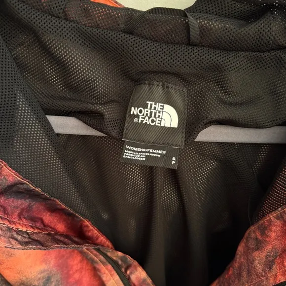 The North Face Orange Windbreaker Jacket