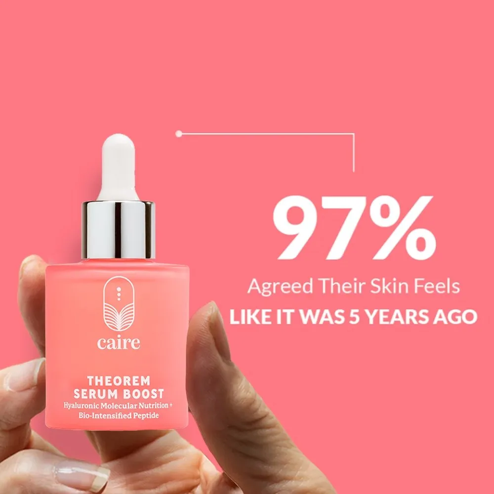 Theorem Serum Boost 30 mL | 1 oz   Face Ritual Rose Quartz Petite Roller Set